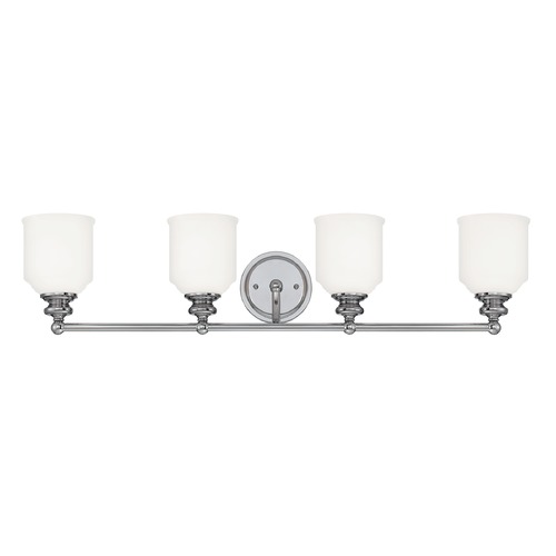 Savoy House Melrose 33.50-Inch Polished Chrome Bathroom Light by Savoy House 8-6836-4-11