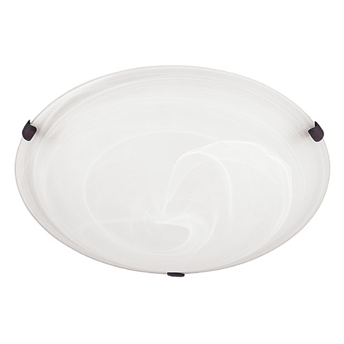 Capital Lighting Alan 12-Inch Alabaster Flush Mount by Capital Lighting 2822FF-AL