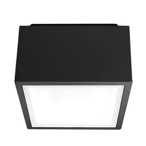 Bloc 5.50-Inch LED Outdoor Flush Mount in Black by Modern Forms