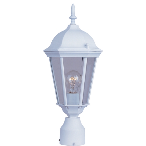 Westlake White Post Light by Maxim Lighting