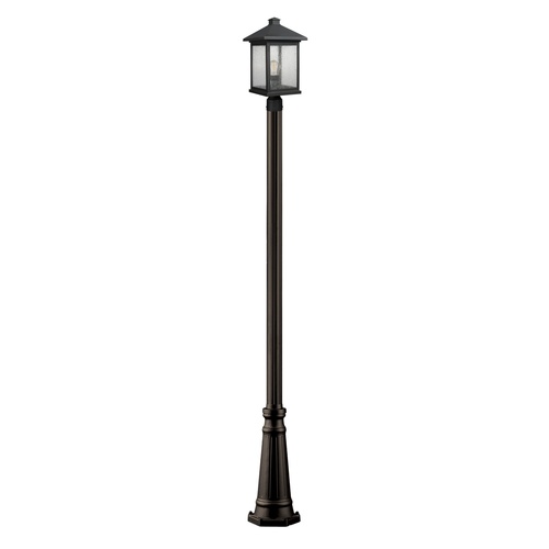 Portland Oil Rubbed Bronze Post Light by Z-Lite