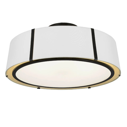 Crystorama Lighting Fulton 24-Inch Semi-Flush Mount in Black by Crystorama Lighting FUL-907-BK_CEILING