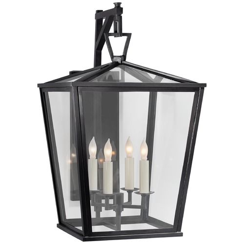 Visual Comfort Signature Collection E.F. Chapman Darlana Medium Wall Lantern in Bronze by Visual Comfort Signature CHO2085BZ