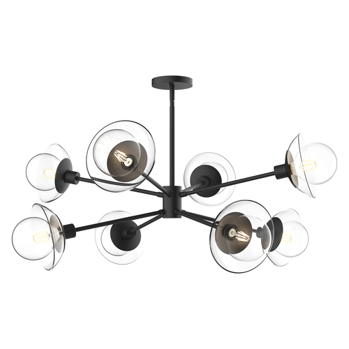 Alora Lighting Alora Lighting Francesca Matte Black Chandelier CH517338MBCL