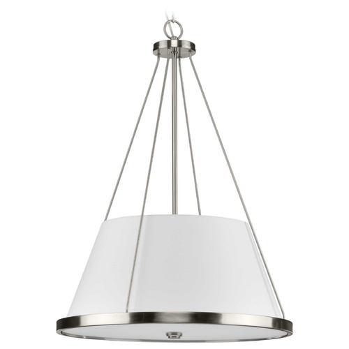 Progress Lighting Progress Lighting Parkhurst 1-Light Brushed Nickel Pendant P500357-009