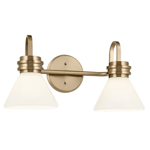 Kichler Lighting Farum Champagne Bronze Bathroom Light by Kichler Lighting 55154CPZ