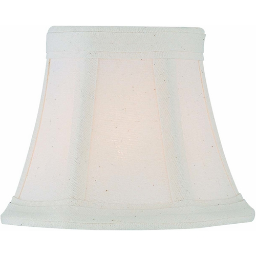 Off-White Bell Lamp Shade with Clip-On Assembly by Lite Source Lighting