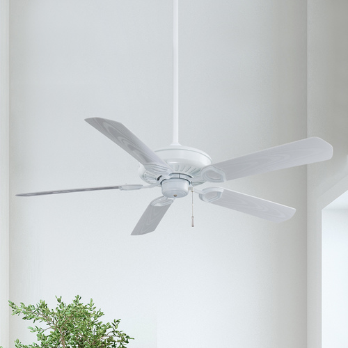 Sundowner 54-Inch Ceiling Fan in Whiteby Minka Aire
