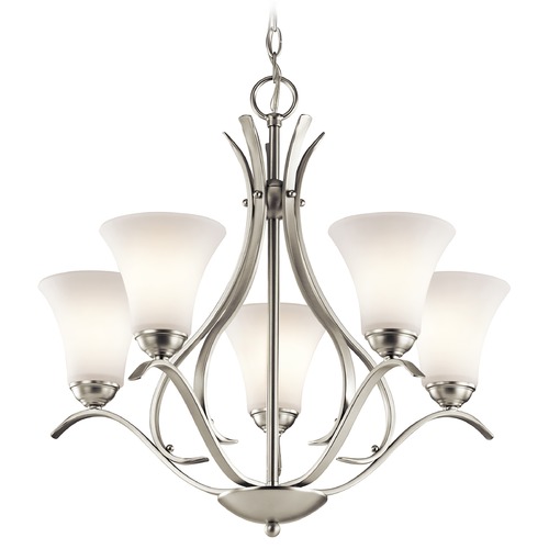 Kichler Lighting Keiran 5-Light Chandelier in Brushed Nickel by Kichler Lighting 43504NI