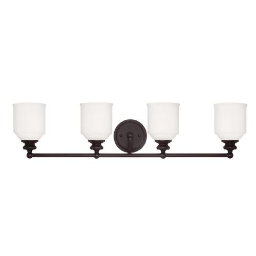 Savoy House Melrose 33.50-Inch Bathroom Light in English Bronze by Savoy House 8-6836-4-13