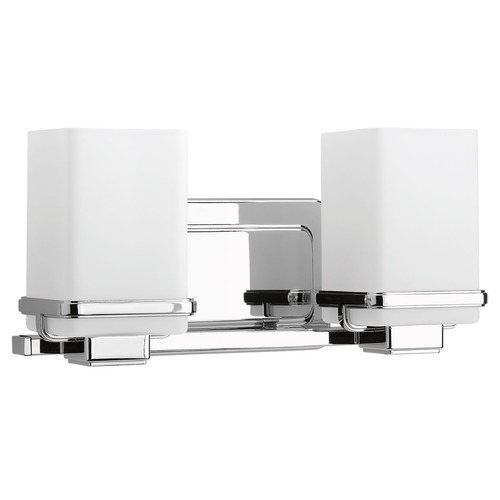 Metric Bathroom Light in Chrome by Progress Lighting