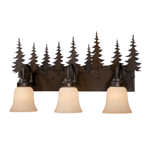 Yosemite Burnished Bronze Bathroom Light by Vaxcel Lighting