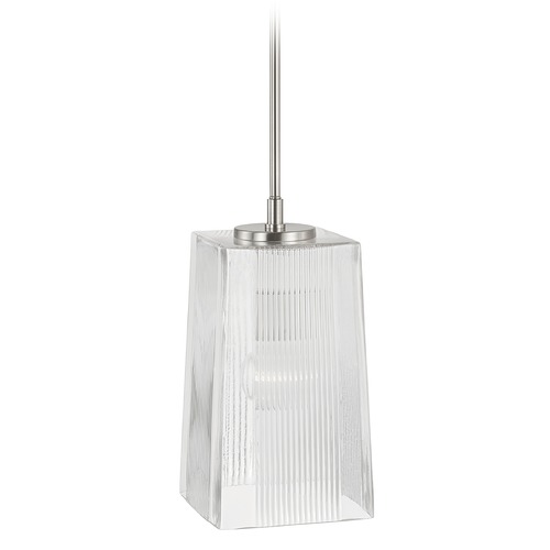 HomePlace by Capital Lighting Lexi 7.25-Inch Brushed Nickel Pendant by HomePlace by Capital Lighting 341711BN