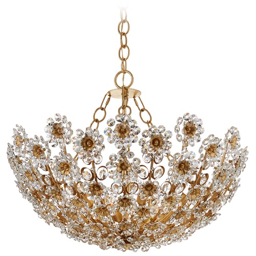Visual Comfort Signature Collection Aerin Claret Short Chandelier in Gild by Visual Comfort Signature ARN5220GCG