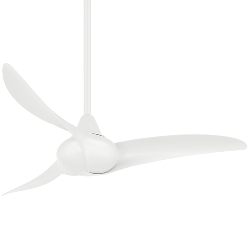 Wave 44-Inch Fan in White by Minka Aire