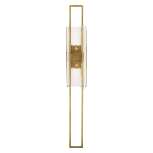 Mick De Giulio Duelle 28-Inch 277V LED Sconce in Brass by Visual Comfort Modern