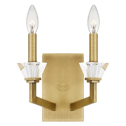 Quoizel Lighting Lottie Sconce in Aged Brass by Quoizel Lighting LOT8708AB