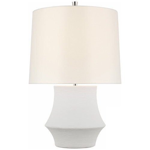 Visual Comfort Signature Collection Aerin Lakmos Small Lamp in Plaster White by Visual Comfort Signature ARN3321PWL