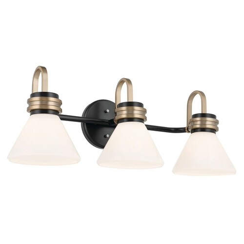 Kichler Lighting Farum Black Bathroom Light by Kichler Lighting 55155BK