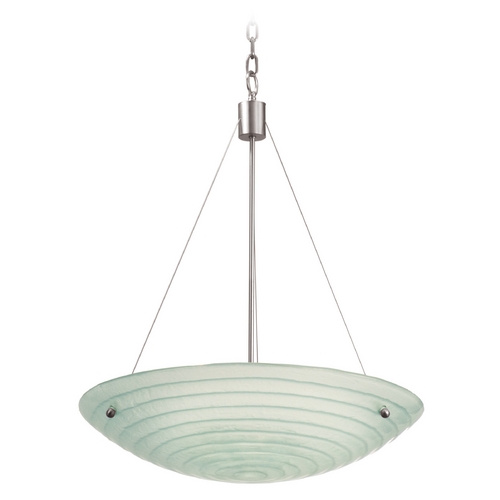 Aqueous Satin Nickel Pendant by Kalco Lighting