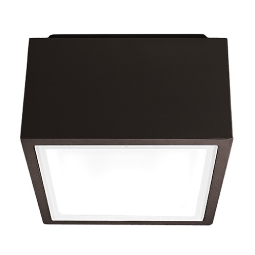 Modern Forms by WAC Lighting Bloc 5.50-Inch LED Outdoor Flush Mount in Bronze by Modern Forms FM-W9200-BZ