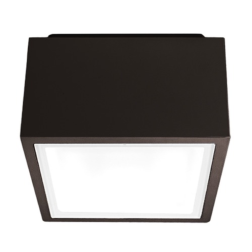 Bloc 5.50-Inch LED Outdoor Flush Mount in Bronze by Modern Forms