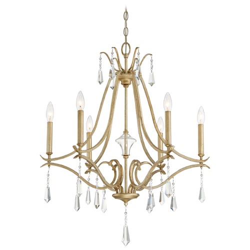 Laurel Estate Brio Gold Crystal Chandelier by Minka Lavery