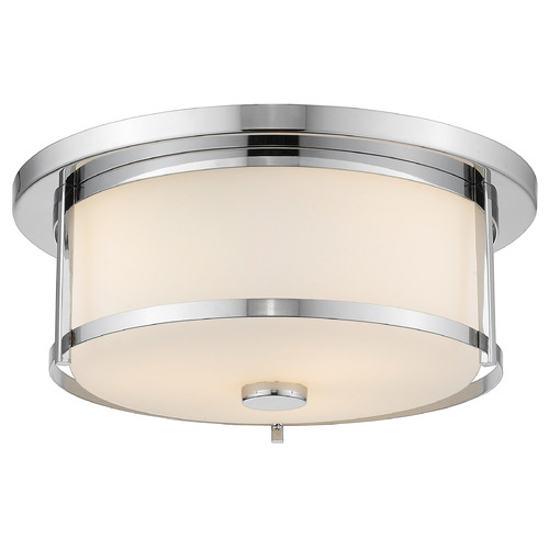 Z-Lite Savannah Chrome Flush Mount by Z-Lite 465F14-CH