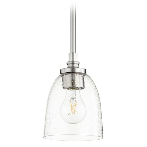 Quorum Lighting Rossington Satin Nickel Mini Pendant by Quorum Lighting 3122-265