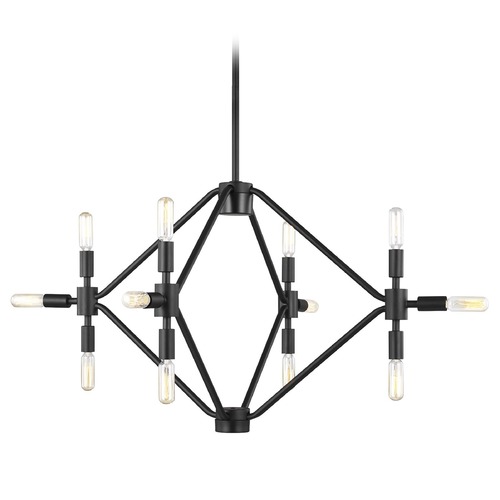 Visual Comfort Studio Collection Wyn Midnight Black LED Chandelier by Visual Comfort Studio 5106712EN-112