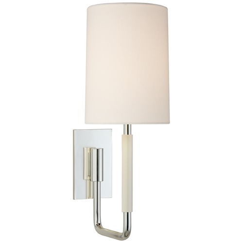 Visual Comfort Signature Collection Barbara Barry Clout Sconce in Soft Silver by Visual Comfort Signature BBL2132SSL