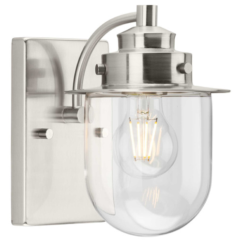 Progress Lighting Progress Lighting Northlake Brushed Nickel Sconce P300434-009