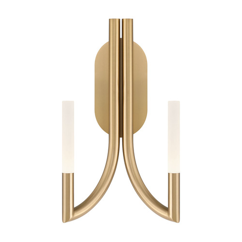 Olette 2-Light LED Wall Sconce in Gold by Eurofase Lighting