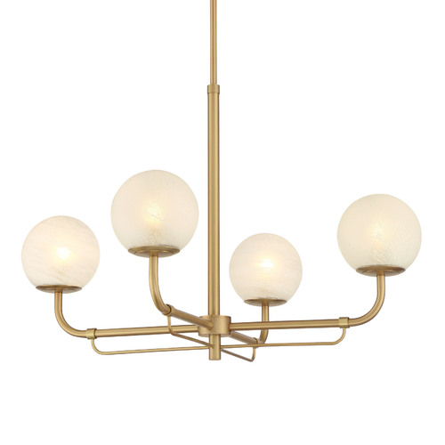 Whitehall 4-Light Chandelier in Legacy Brass by Minka Lavery