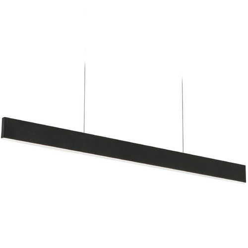 Afx Lighting Stealth Black LED Island Light with Rectangle Shade