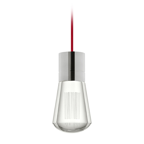 Alva LED 3000K Mini Pendant in Nickel by Visual Comfort Modern
