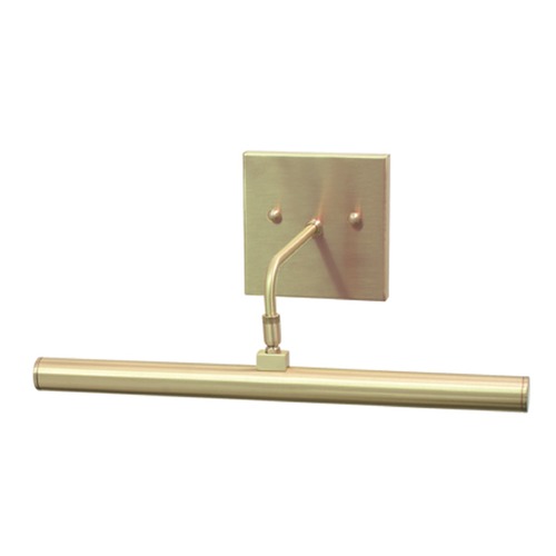 Slim-Line Satin Brass LED Picture Light by House of Troy Lighting