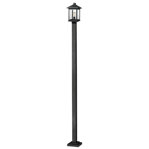 Z-Lite Portland Black Post Light by Z-Lite 531PHBS-536P-BK