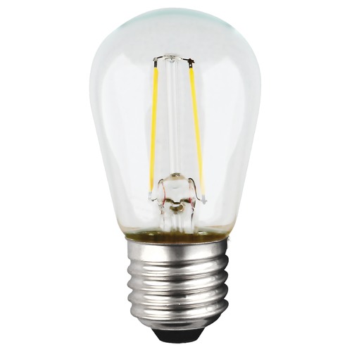 1W LED S14 Clear Medium Base 2700K 100 Lumens 120V by Satco Lighting