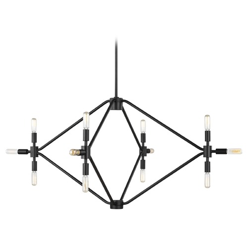 Visual Comfort Studio Collection Wyn Midnight Black LED Chandelier by Visual Comfort Studio 5206712EN-112