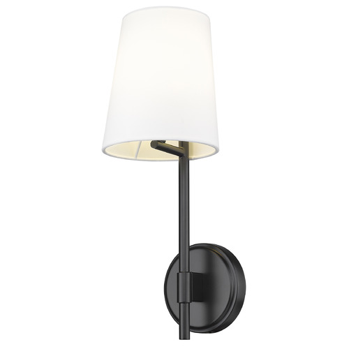 Winward Matte Black Sconce by Z-Lite