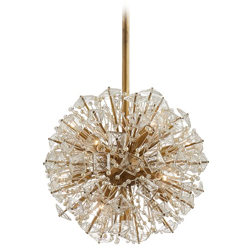 Visual Comfort Signature Collection Kate Spade New York Dickinson Chandelier in Brass by Visual Comfort Signature KS5004SBCG