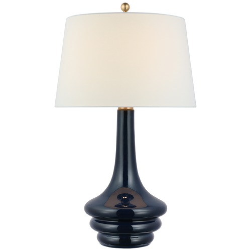 Visual Comfort Signature Collection Chapman & Myers Wallis Lamp in Mixed Blue Brown by Visual Comfort Signature CHA8688MBBL