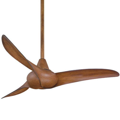 Wave 44-Inch Fan in Distressed Koa by Minka Aire