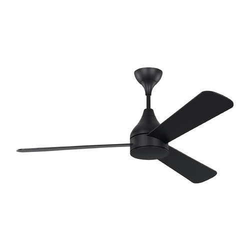 Streaming Smart 52-Inch LED Fan in Black by Visual Comfort & Co Fans