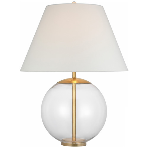 Aerin Morton Large Table Lamp in Clear Glass by VC Signature