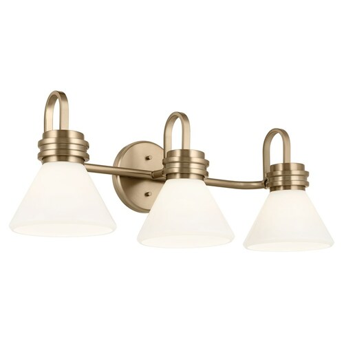 Kichler Lighting Farum Champagne Bronze Bathroom Light by Kichler Lighting 55155CPZ