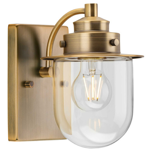 Progress Lighting Progress Lighting Northlake Vintage Brass Sconce P300434-163
