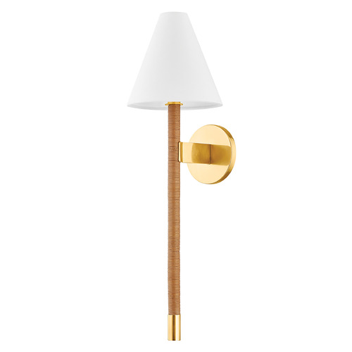 Hudson Valley Lighting Watkins Aged Brass LED Sconce