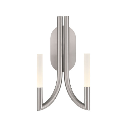 Olette 2-Light LED Wall Sconce in Brushed Nickel by Eurofase Lighting